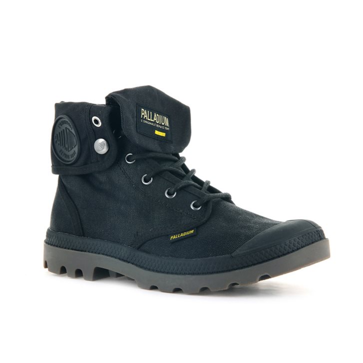 Pánské Boty Palladium Pampa Baggy WAX Černé | CZ ETP-01R